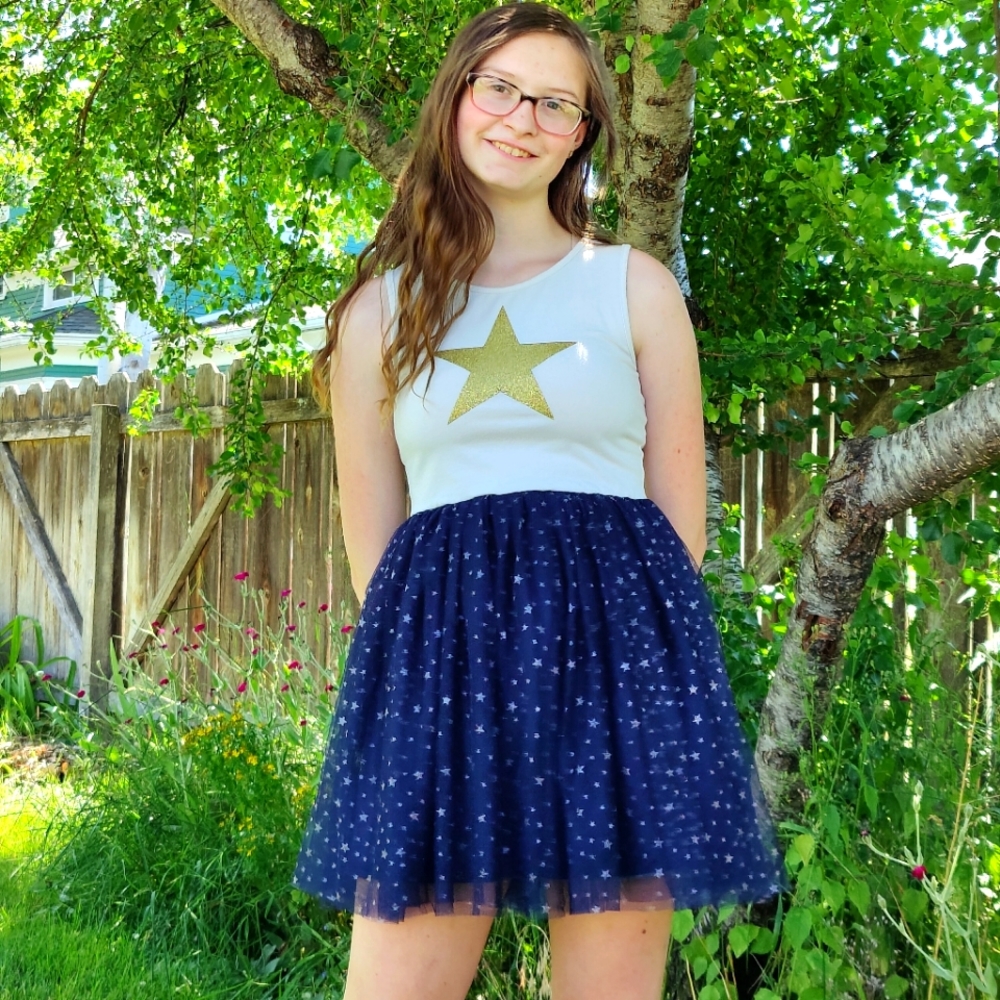 Star spangled dress